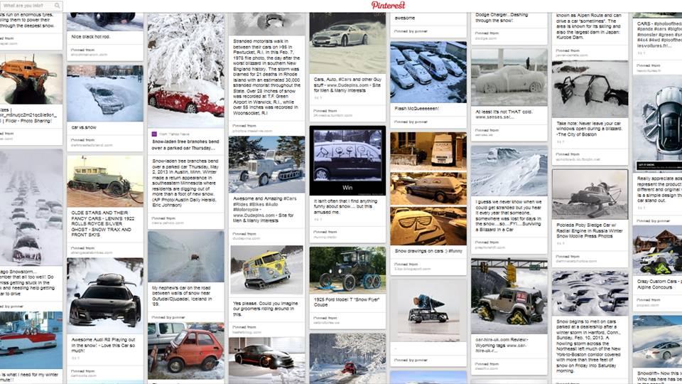 Snow Cars on Pinterest